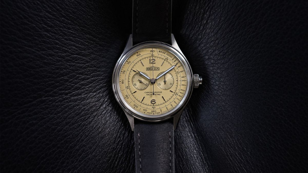 Monochrome Launch Montre de Souscription 5 Angelus Chronographe Tachymetrè