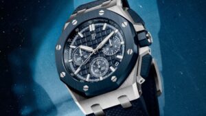 源於汝拉山谷夜空景色／愛彼「雲夜藍50」陶瓷系列腕錶