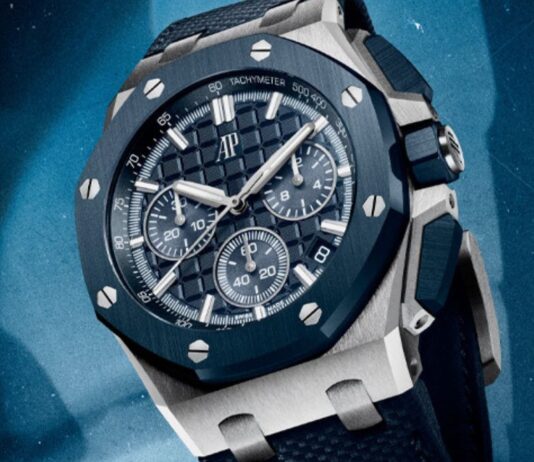 源於汝拉山谷夜空景色/愛彼「雲夜藍50」陶瓷系列腕錶 源於汝拉山谷夜空景色/愛彼「雲夜藍50」陶瓷系列腕錶