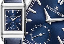 轻松翻转双面时间/积家 Reverso Tribute Duoface Small Seconds 正装表