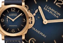 青铜航海风/PANERAI Luminor Marina PAM01678 青铜腕表