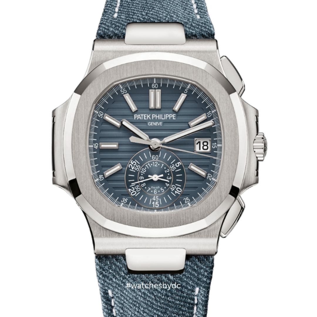 5980-60g-001_main Patek Philippe Nautilus Chronograph White Gold 5980/60G-001 (WTB) - Image 1